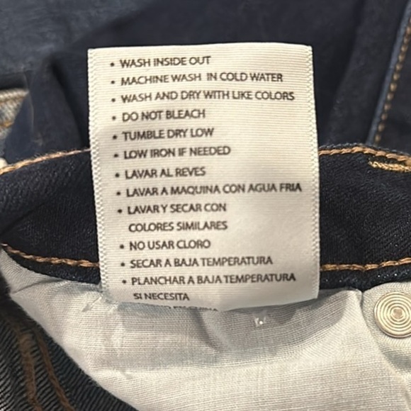 KanCan Dark Wash Distressed High Rise Skinny Jeans Women Size 25 NWT Casual - Picture 7 of 8